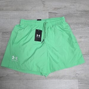 NWT Men's Under Armour Men's Bright Green Athletic Shorts- Size Medium